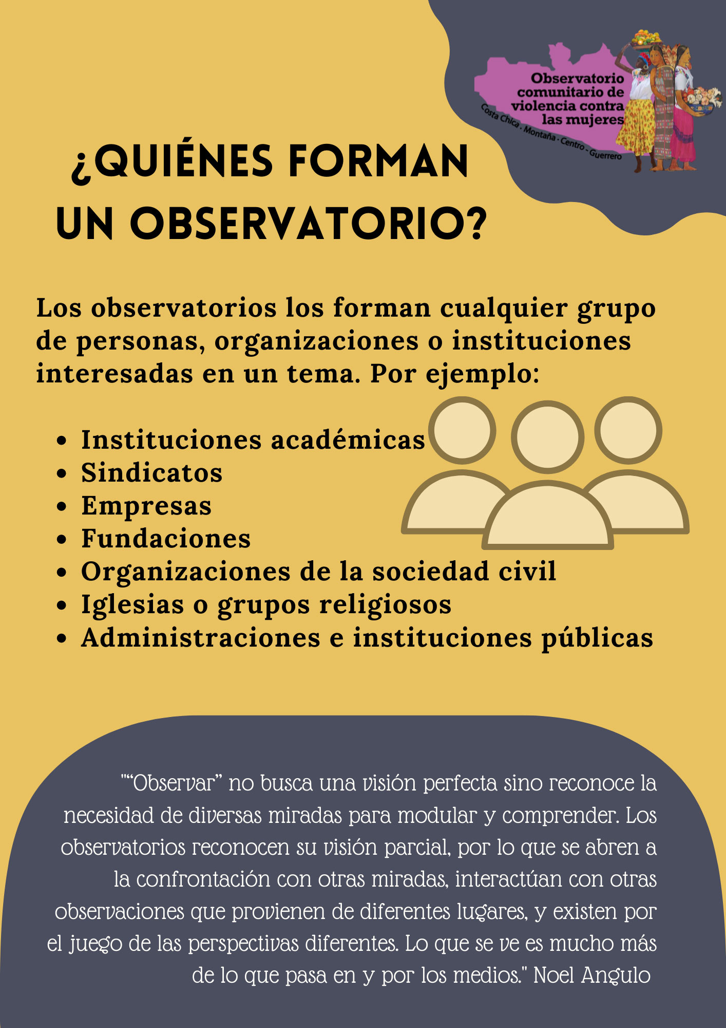 ¿Qué es el observatorio? – Observatorio Comunitario de Violencia contra ...