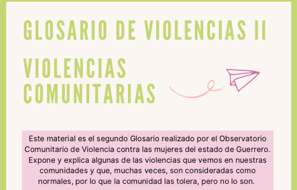 Glosario de violencias II – Violencias comunitarias