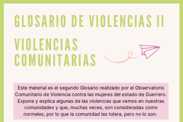 Glosario de violencias II – Violencias comunitarias